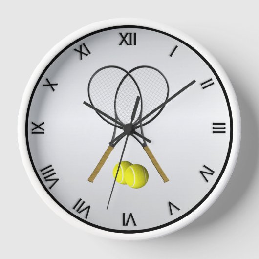 Tennis Doubles Silver Uhr (Vorderseite)