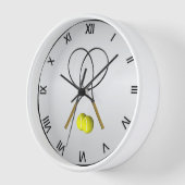 Tennis Doubles Silver Uhr (Winkel)