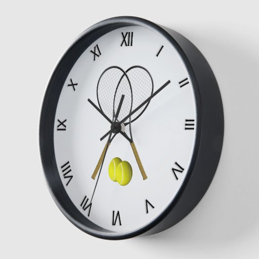 Tennis Doubles Uhr (Winkel)