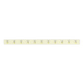 Tennis Doubles Yellow Grosgrain Ribbon Ripsband (Vorderseite)