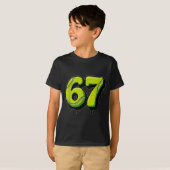 Tennis Drip Number 67 Or 67th Birthday Six Seven T-Shirt (Vorne ganz)
