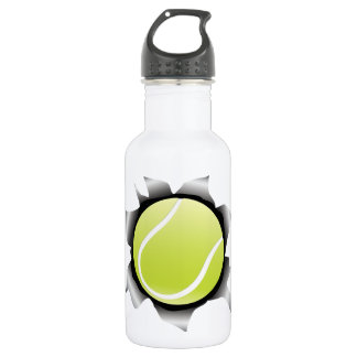 Tennis durch Metallblatt Trinkflasche