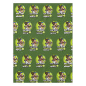 Tennis Eat Sleep Wiederholung für Tennis Player Pa Tischdecke (Vorderseite)