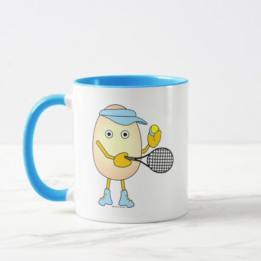 Tennis Egghead Tasse (Links)