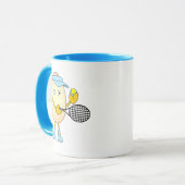 Tennis Egghead Tasse (Vorderseite Links)