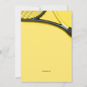 Tennis Einladung (Rückseite)