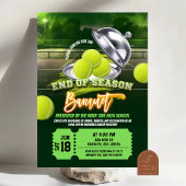 Tennis Ende der Saison Party Einladung