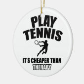 Tennis   entwurf keramik ornament (Links)