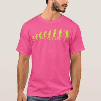 Tennis Evolution für Tennis Players T-Shirt