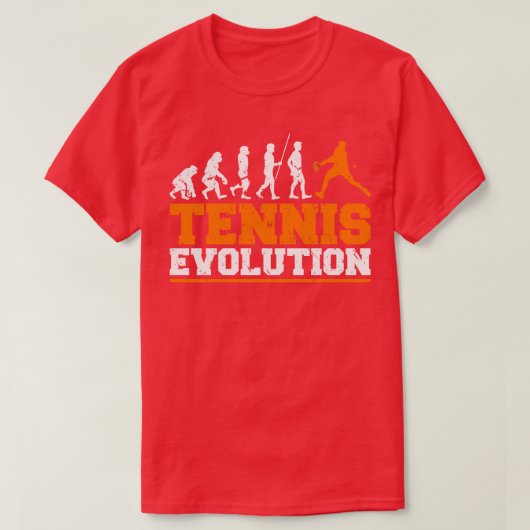 Tennis Evolution Tennis Player T-Shirt (Design vorne)