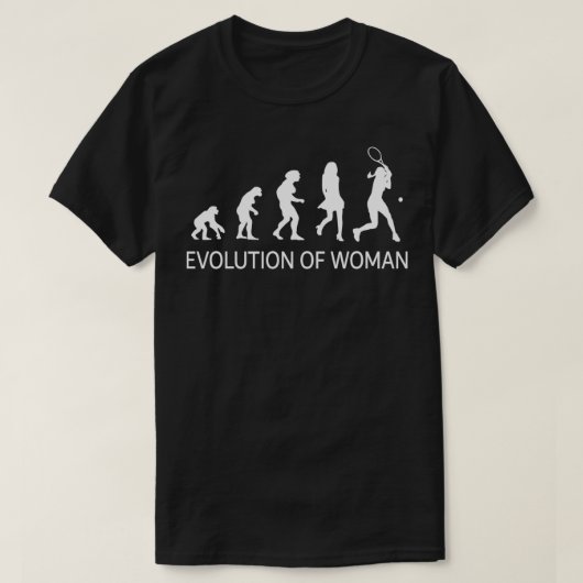 Tennis Evolution Tennis Players Evolution T-Shirt (Design vorne)