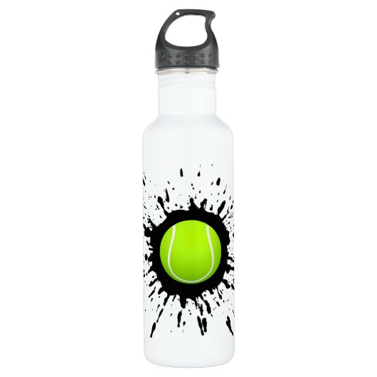 Tennis-Explosion Trinkflasche (Vorderseite)