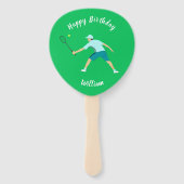 Tennis Fächer (Vorderseite)