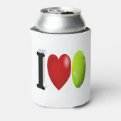 Tennis Fan Dosenkühler (Kanne Rückseite)