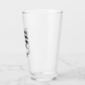 TENNIS Fan Glas (Links)