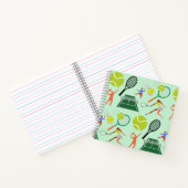 Tennis Fan Notebook Notizblock (Innenseite)
