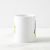 Tennis FAN-SCHEIBE-AUFSCHLAG Kaffeetasse (Mittel)