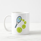 Tennis FAN-SCHEIBE-AUFSCHLAG Kaffeetasse (Links)