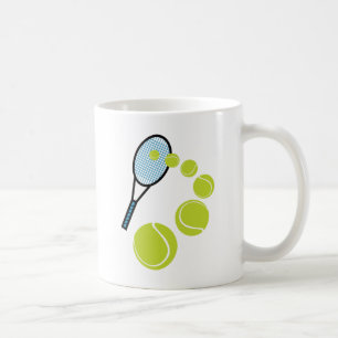 Tennis FAN-SCHEIBE-AUFSCHLAG Kaffeetasse