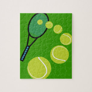 Tennis FAN-SCHEIBE-AUFSCHLAG Puzzle