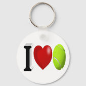 Tennis Fan Schlüsselanhänger (Rückseite)