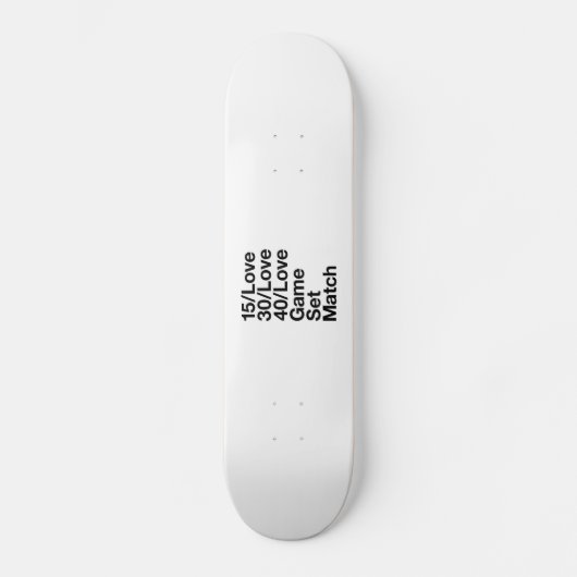 TENNIS Fan Skateboard (Vorderseite)