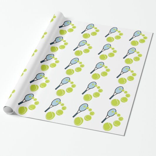 Tennis FAN SLICE SERVE Geschenkpapier (Ungerollt)