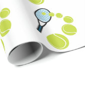 Tennis FAN SLICE SERVE Geschenkpapier (Rolleneckpunkt)