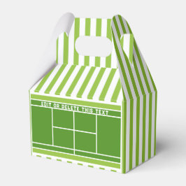 Tennis Favor Box Geschenkschachtel