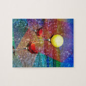 Tennis feiert in farbenreichem puzzle (Horizontal)