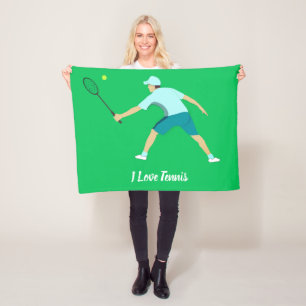 Tennis Fleecedecke