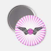 Tennis. Flügel. Magnet (Vorderseite/Rückseite)