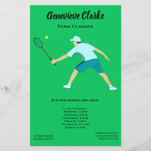 Tennis Flyer