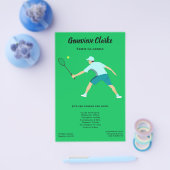 Tennis Flyer (Einzeln)