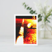 Tennis-Foto auf Postkarte (Stehend Vorderseite)