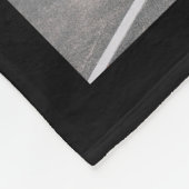 Tennis-Foto Fleecedecke (Ecke)