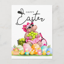 Tennis Frohe Ostern an Tennisspieler mit Eiern