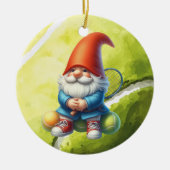 Tennis Frohe Weihnachten Thema Keramik Ornament (Vorne)