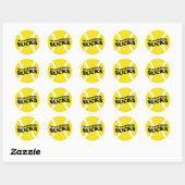Tennis Funny Sticker - mit humorvollem Slogan Witz (Blatt)