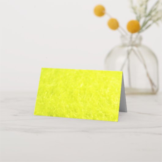 Tennis Fuzzies Platz oder Tafelkarte Platzkarte (Rückseite)