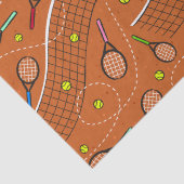 Tennis Game Fun Seidenpapier (Detail)