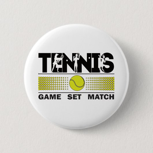 Tennis Game Set Match Button (Vorderseite)