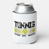 Tennis Game Set Match Dosenkühler (Kanne Rückseite)