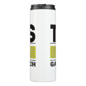 Tennis Game Set Match Thermosbecher (Rückseite)