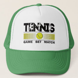 Tennis Game Set Match Truckerkappe