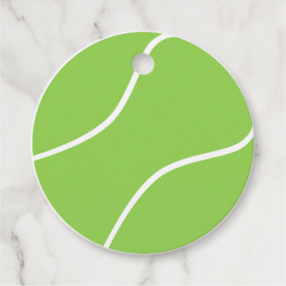 Tennis-Gastgeschenk-Tag, Geburtstag Geschenkanhänger