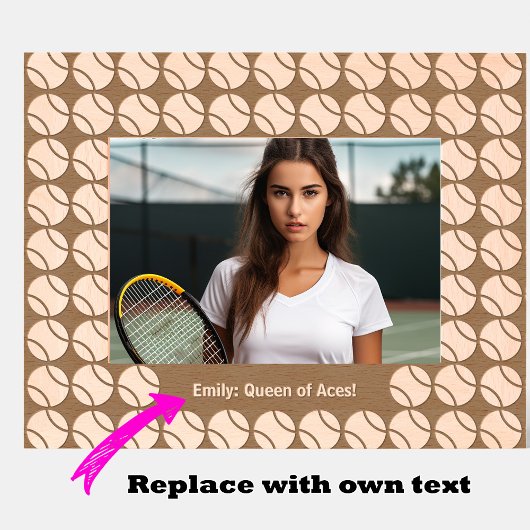 Tennis Geätzte Rahmen