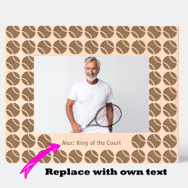 Tennis Geätzte Rahmen