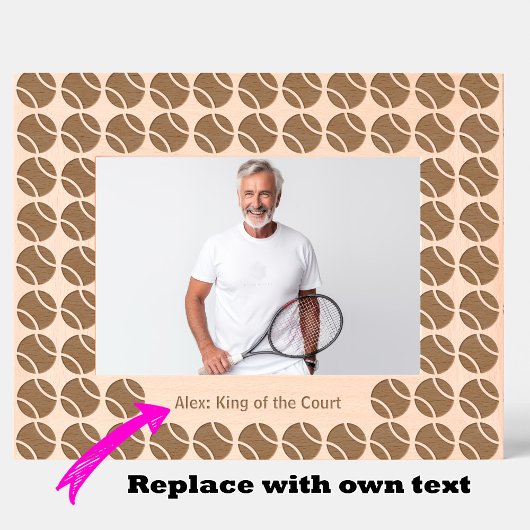 Tennis Geätzte Rahmen