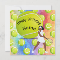 Tennis Geburtstag mit Tennisspielerin